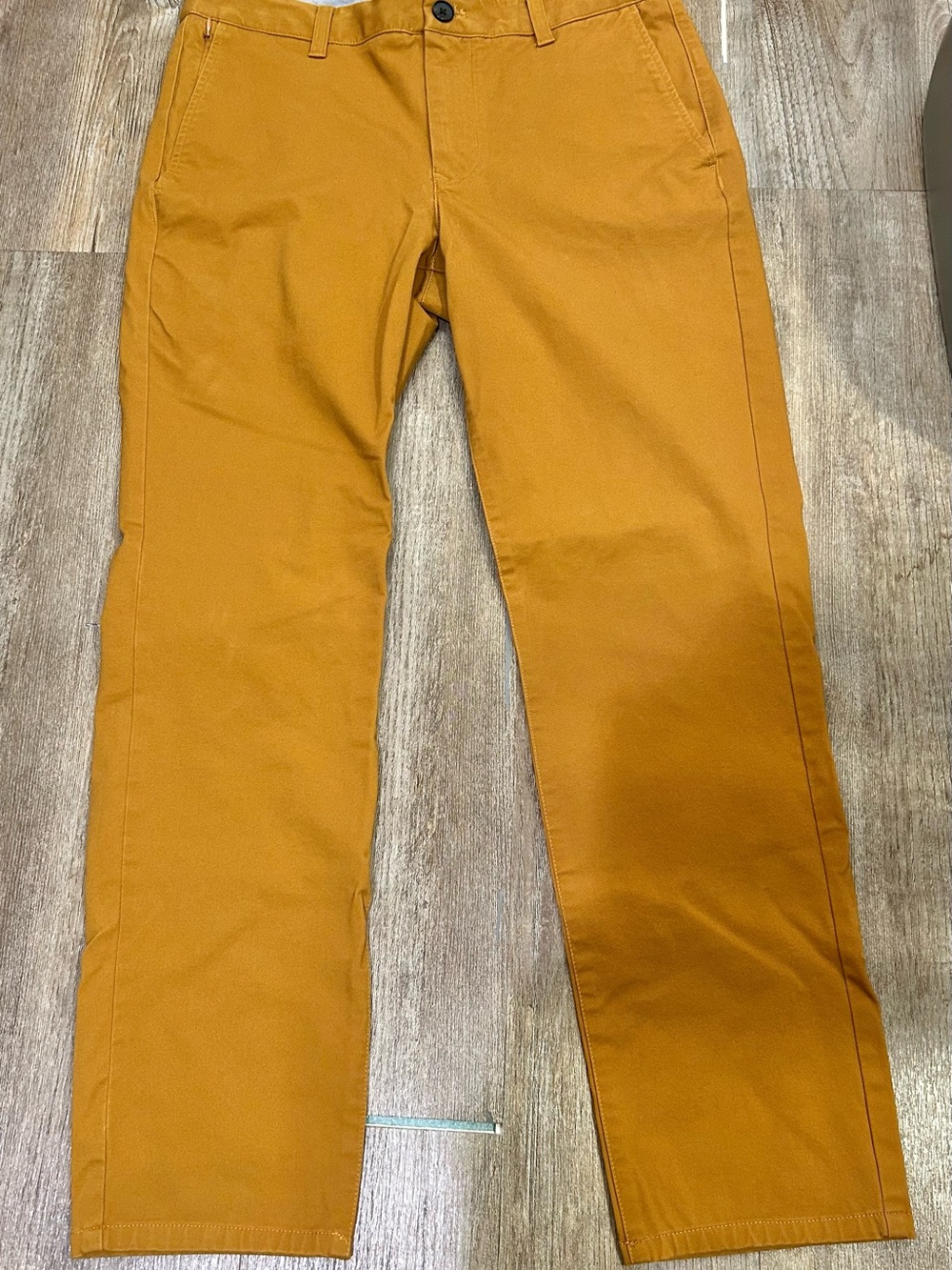 Bonobos Men's Mustard Stretch Chino 2.0 - 30x28” Tailored Fit